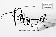 Pattersonville Script Font, a Script Font by Creativeqube Design (Thumbnail 21 of 26)