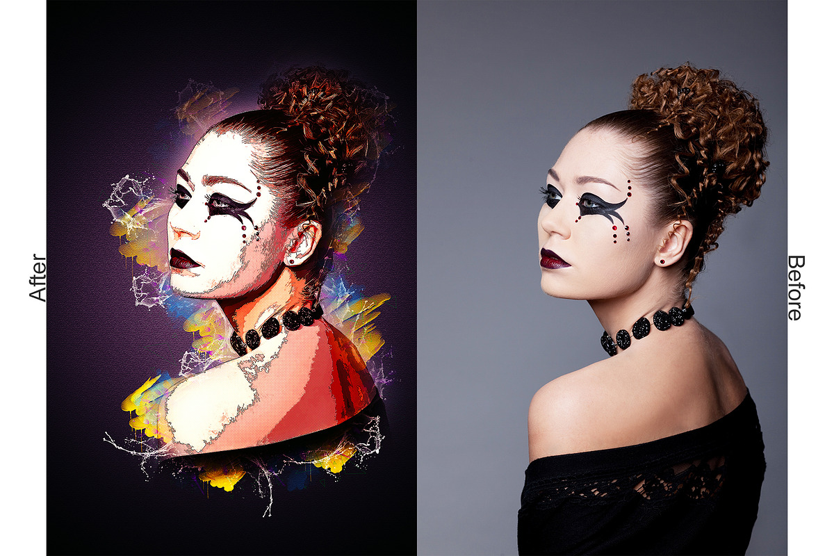 Quick Comic Photoshop Action, an Action Add-On by Presets Pond (Photo 2 of 10)