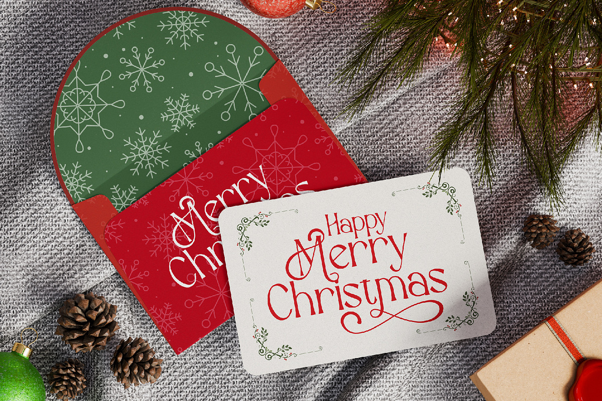 Domillack -  Christmas Font, a Serif Font by Rishsketch (Photo 6 of 15)