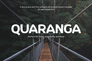 Quaranga Display Font, a Sans Serif Font by StudioLingo (Thumbnail 1 of 8)