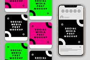 Instagram Social Media Post Mockup, a Social Media Template by studiogstock (Thumbnail 1 of 2)