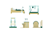 Pilates Equipment, an Object Illustration by Deemak Daksina (Thumbnail 1 of 3)