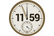 Countdown Clock Clipart, a Seasonal Illustration by Creative design (Thumbnail 4 of 7)