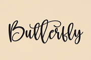 Butterfly | Script Font, a Script Font by Scratchones (Thumbnail 1 of 6)