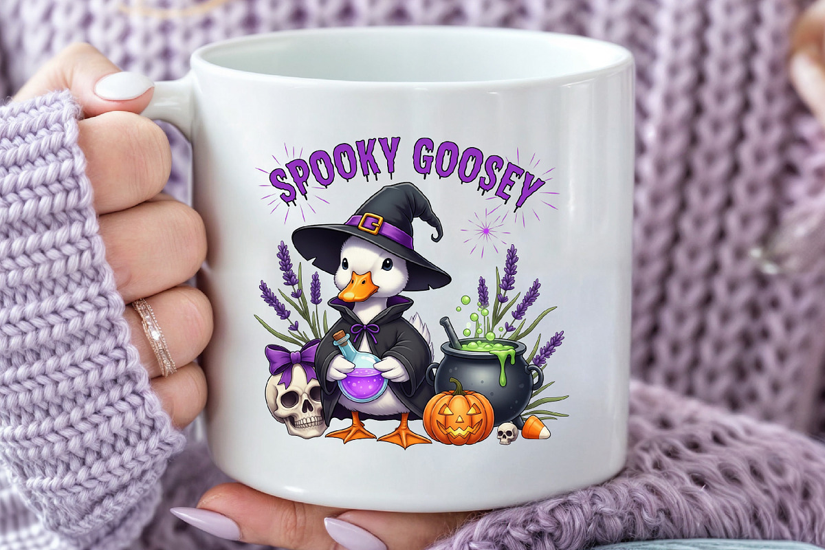 Fun Halloween Silly Goose Spooky, an Illustration by Black Bird Studio (Photo 2 of 4)