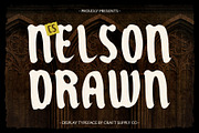 CS Nelson Drawn, a Blackletter Font by Craft Supply Co. (Thumbnail 1 of 8)