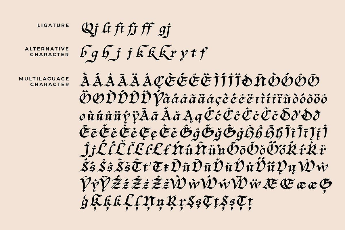 Baliem Typeface preview 6