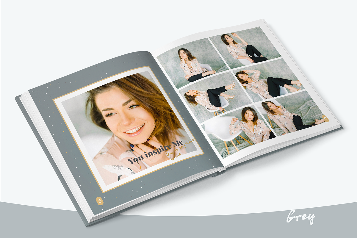 Photo Album Template - Grey, a Brochure Template by ArealPro (Photo 19 of 29)