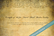 Vintage Floral Border Overlays 2, an Illustration by Le Paper Cafe (Thumbnail 2 of 3)