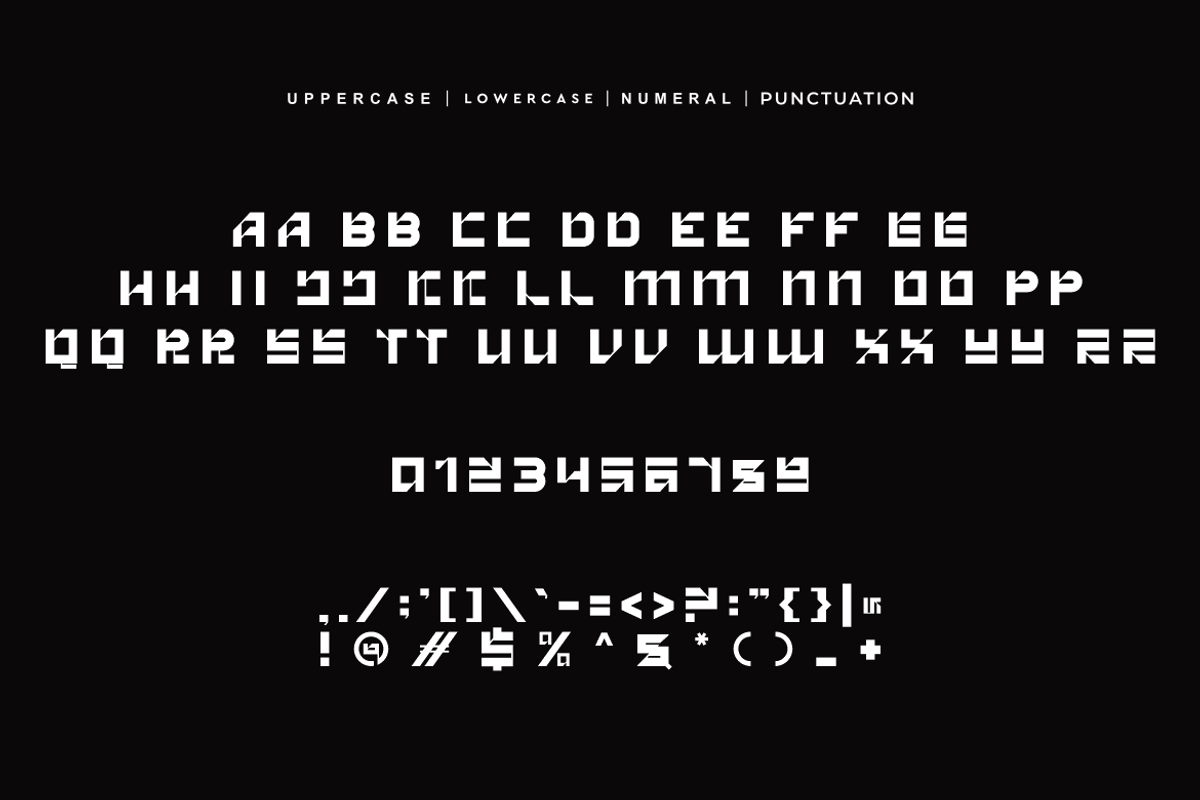 Rosket Techno Font, a Sans Serif Font by QR Design Studio (Photo 7 of 8)