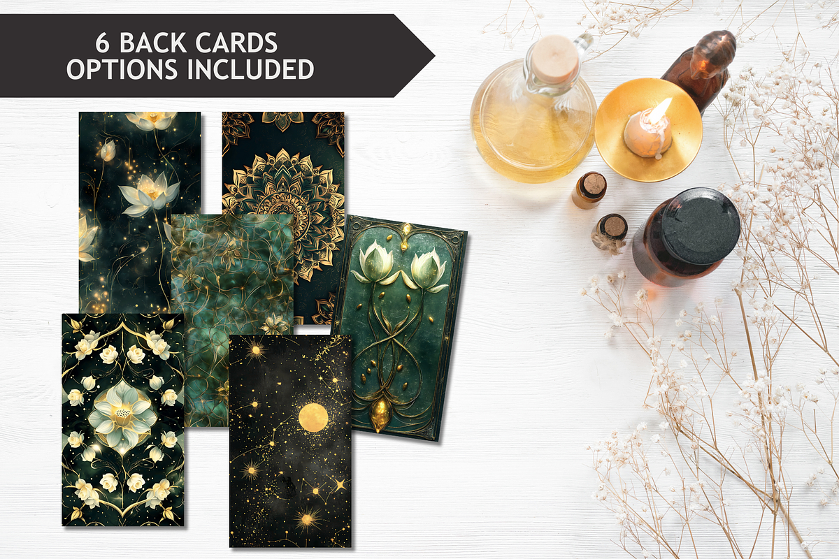 Printable Tarot Deck Botanical Theme, a Design Template by Mindful Digital Co. (Photo 6 of 10)
