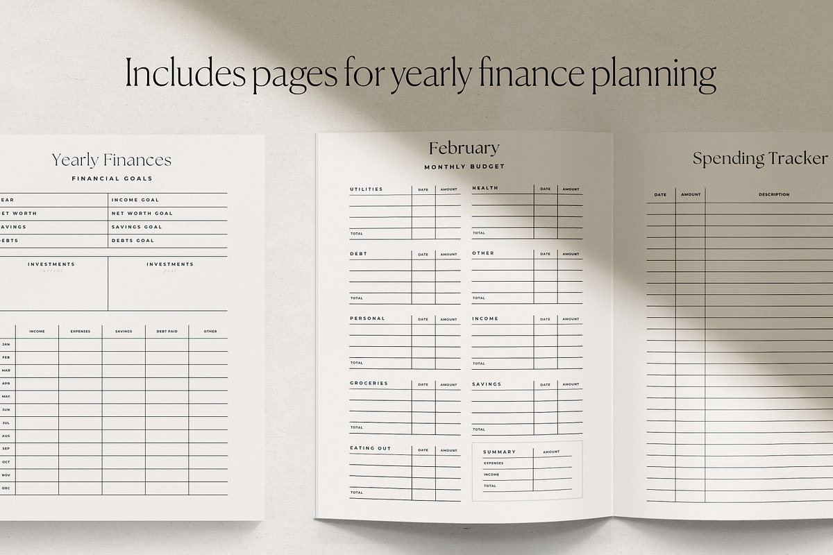 Financial Independence Planner Canva, a Presentation Template by HelloKarla (Photo 7 of 9)