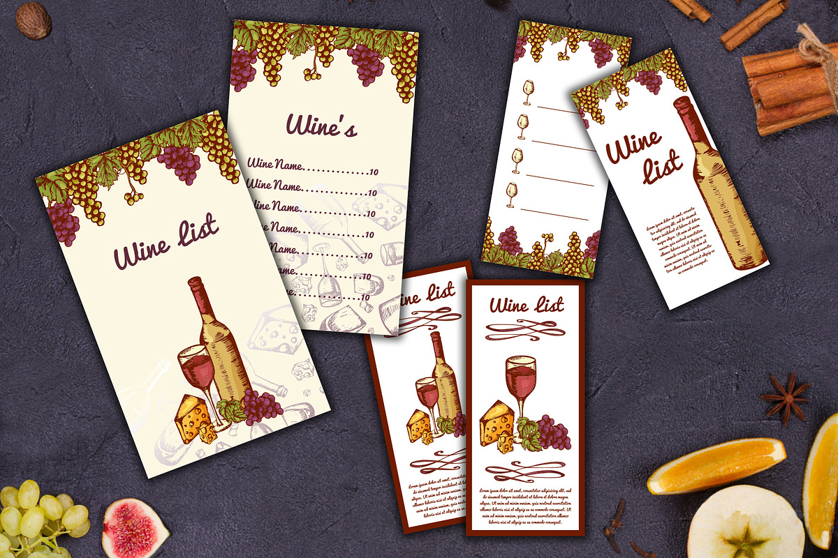 Wine&winery-clipart+bonus, a Food Illustration by Astarte_design (Photo 7 of 9)