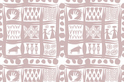 Cave Art Patterns, a Pattern Graphic by ThaiByGaew (Thumbnail 4 of 12)