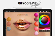Lips Swatches for Procreate, a Palette Add-On by FaeryDesign (Thumbnail 2 of 3)