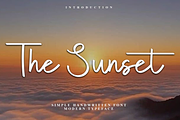 The Sunset, a Handwritten Font by InermediaSTUDIO (Thumbnail 1 of 8)
