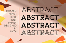 ABSTRACT - Fresh Serif Font Family