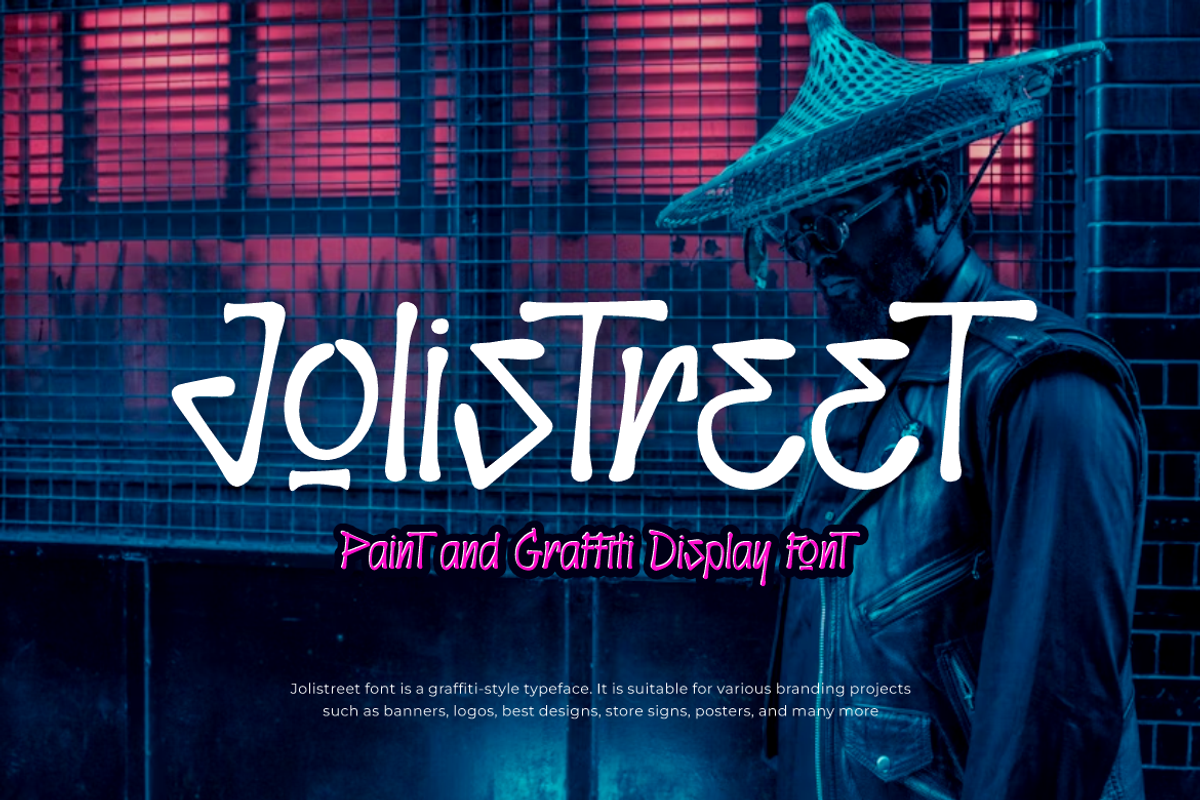 Jolistreet - Street Graffiti Font, a Sans Serif Font by QR Design Studio (Photo 1 of 8)