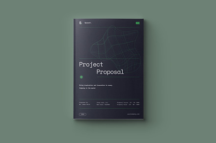 Business Project Proposal - Spaech, a Brochure Template by fakhroo