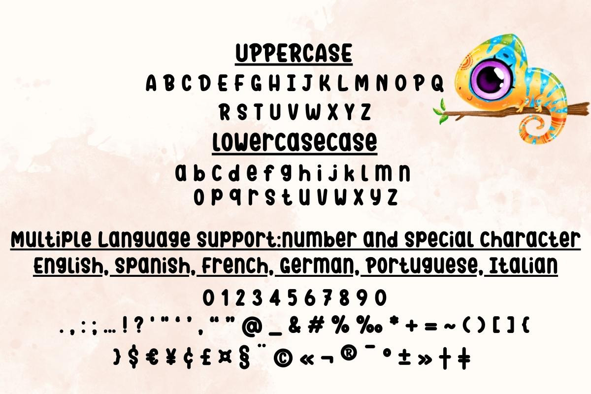 Cute Fluffy - Handwritting, a Handwritten Font by Charmingbear59.design (Photo 5 of 5)
