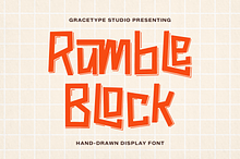 Rumble Block | Hand Drawn Display