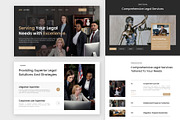 Law Firm Homepage, a Landing Page Template by Antstheme (Thumbnail 2 of 2)