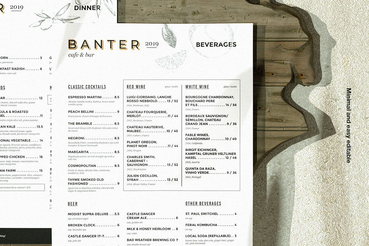 Restaurant Menu, a Flyer Template by BigWeek (Photo 3 of 4)