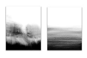 Black to gray ombre watercolor, a Texture Graphic by GraphicRain (Thumbnail 6 of 6)