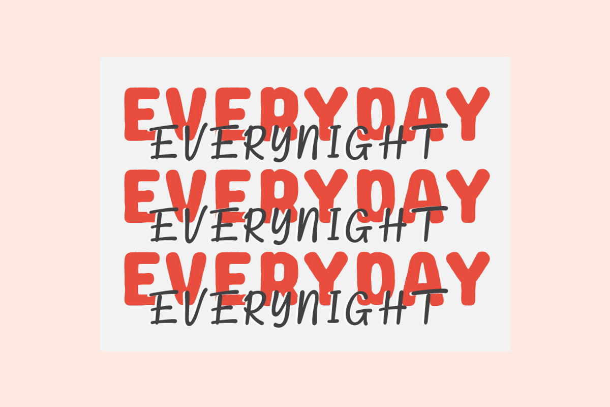 Good Vibes Font Duo, a Sans Serif Font by Typebae (Photo 2 of 8)