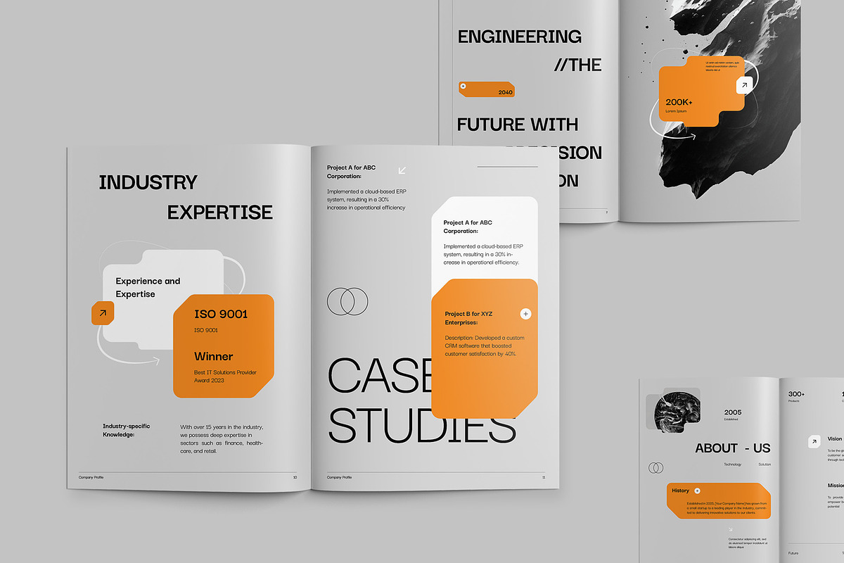 Minimalist Company Profile preview 7