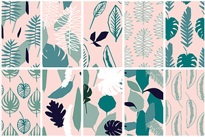 Jungle Seamless Vector Patterns