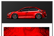 Dynamic Van Wrap Design, a Texture Illustration by CarWrap design (Thumbnail 1 of 4)