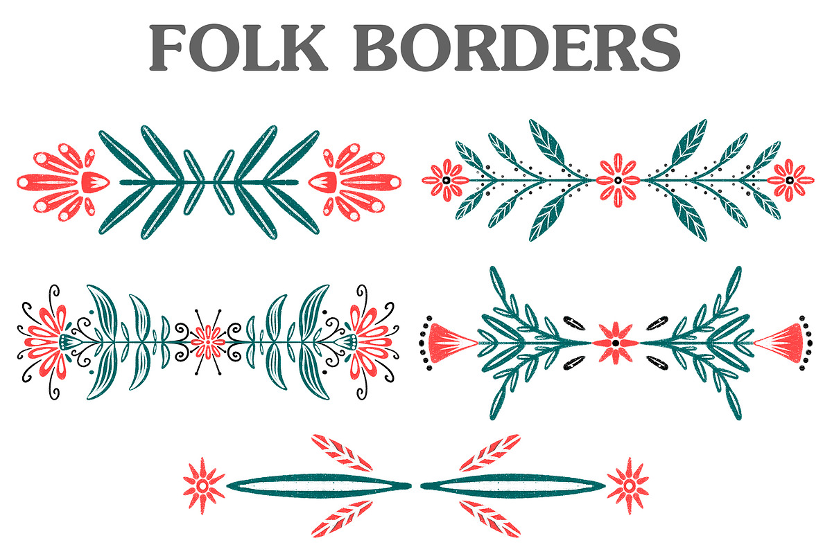 Folk Motive, a Decorative Illustration by Alina Sh (Photo 5 of 12)