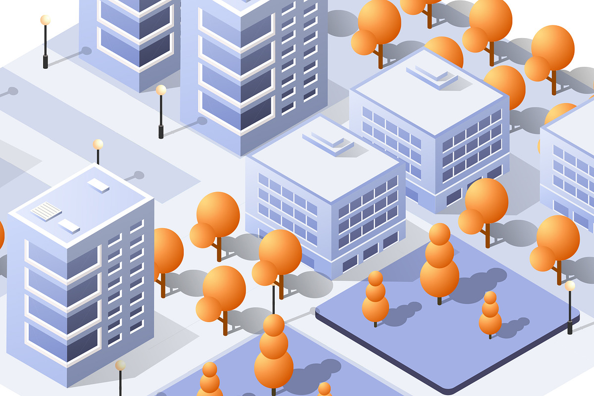 Isometric city constructor, a Graphic by AlexZeL (Photo 2 of 16)