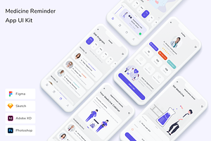 Medicine Reminder App UI Kit