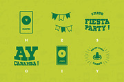 Taco Bout A Party Dingbats, a Script Font by Fontdation (Thumbnail 3 of 7)