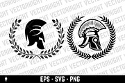 Spartan or Greek warrior helmet, an Object Illustration by Vectorhight (Thumbnail 3 of 4)