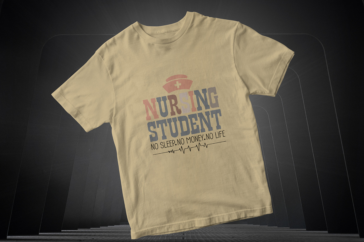 Nursing Student Shirt Design, a Graphic by Vector Portal (Photo 3 of 4)