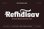 Refhdisav | Serif Classic Modernism, a Serif Font by twinstd (Thumbnail 1 of 13)