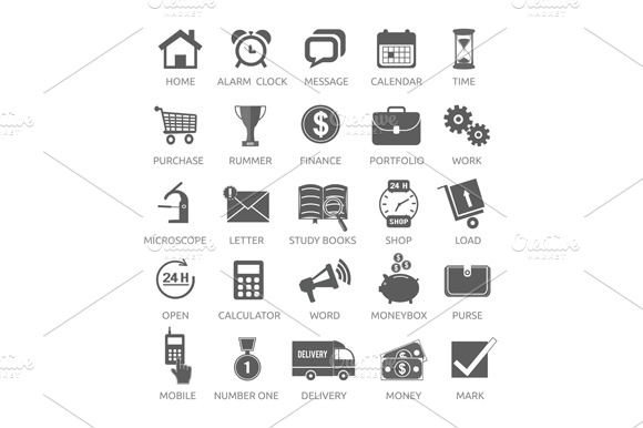 Icons for web and mobile application preview 2