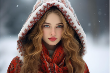 Comfortable Russian girl winter, a Person Photo by Ylivdesign