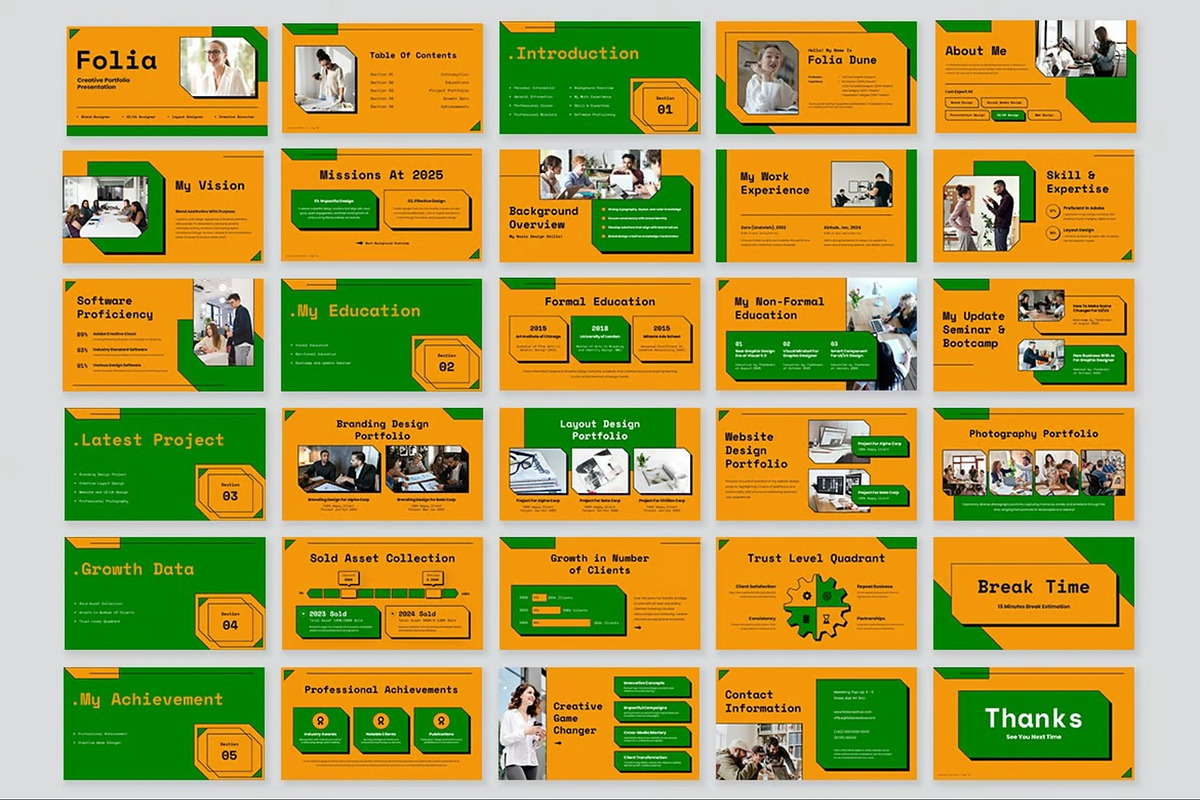 Creative Portfolio Powerpoint, a Presentation Template by Fit-tee (Photo 10 of 10)