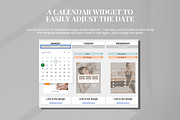 Simple Social Media Planner Template, a Social Media Template by SociallyyCreative (Thumbnail 6 of 9)