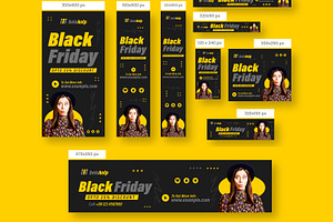 Black Friday Web Banner Sets