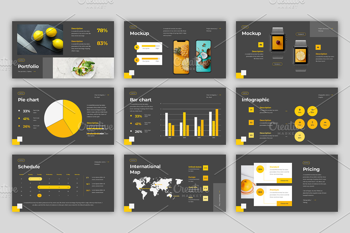 Interactive presentation templates, a Presentation Template by Aprndy85 (Photo 3 of 3)