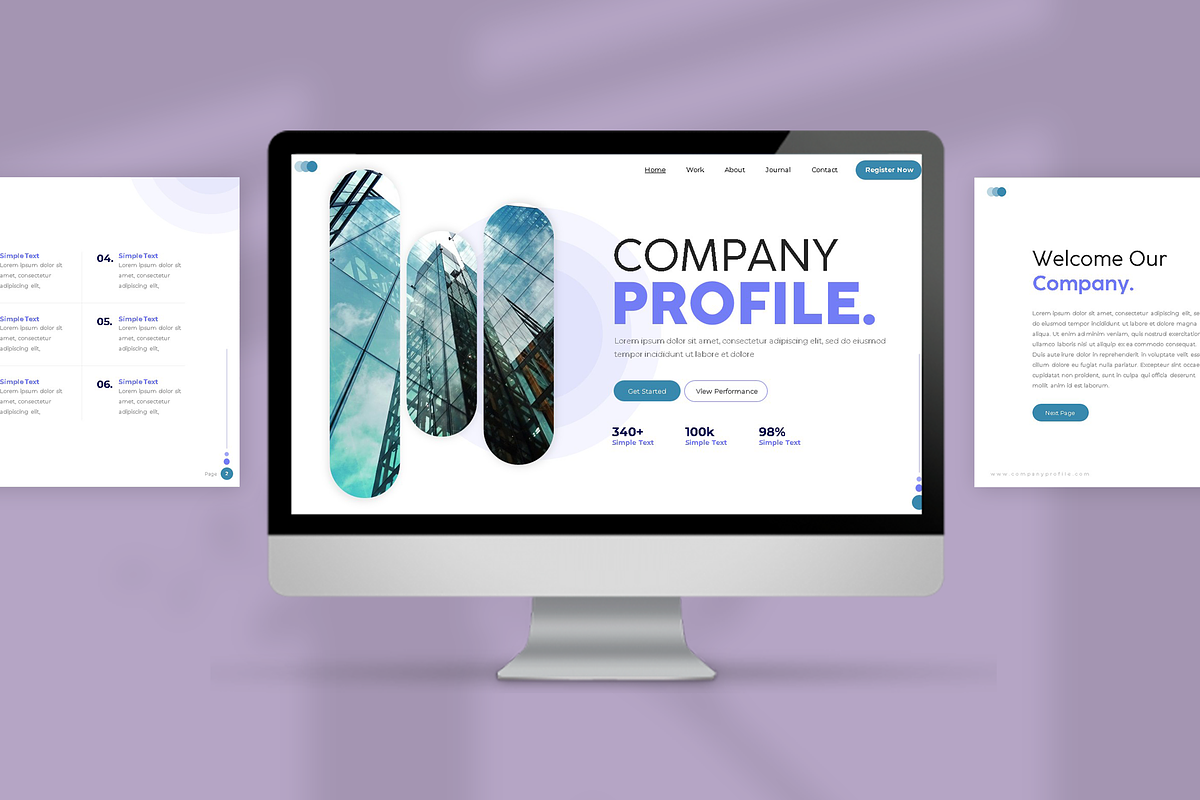 Company Profile Powerpoint, a Presentation Template by Azruca (Photo 2 of 6)