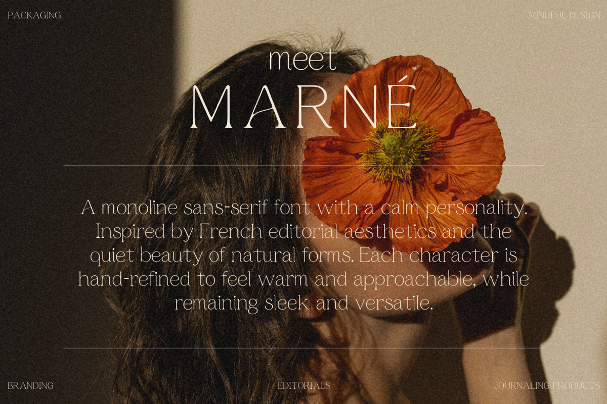 MARNÉ – Modern Organic Sans Serif, a Sans Serif Font by Creacy Studio (Photo 2 of 10)