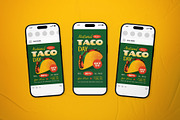 National Taco Day Flyer Set, a Flyer Template by The Good Store (Thumbnail 2 of 2)