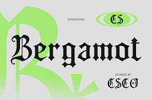CS Bergamot – Blackletter Font