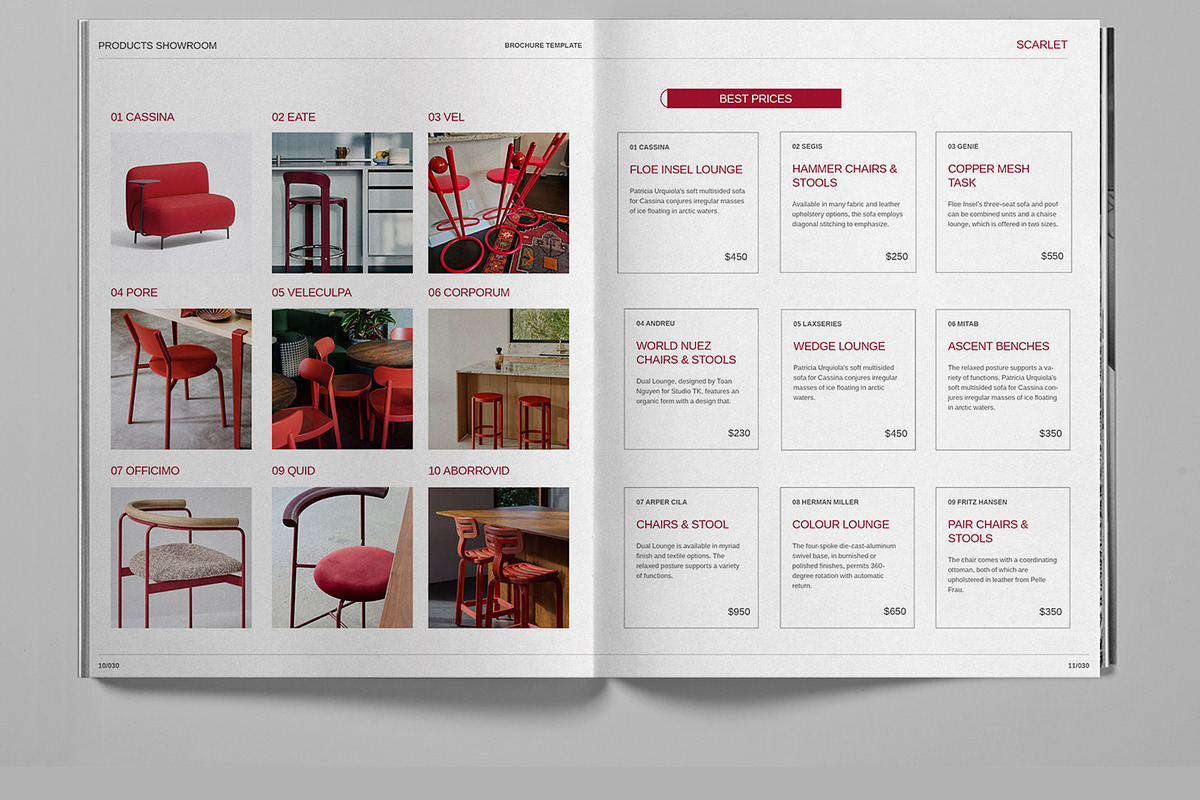 Scarlet Red Magazine Template, a Magazine Template by Boris Cupac (Photo 7 of 7)